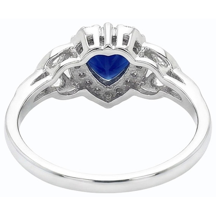 naturel round diamant 1.50carats bague vue de profil