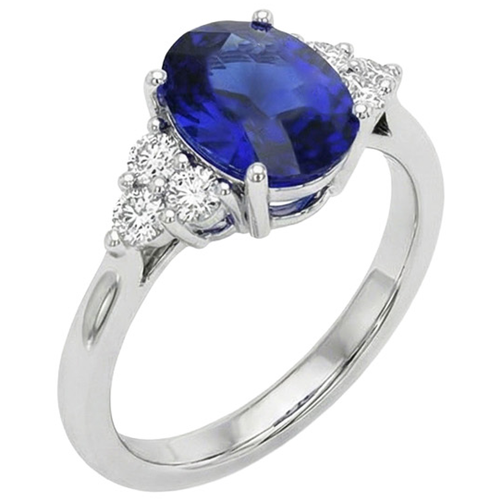 naturel round diamant 8.25carats bague angle de côté