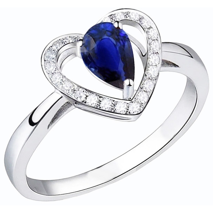 naturel round diamant 3carats bague vue de face
