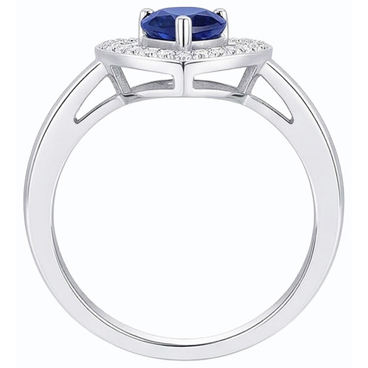 naturel round diamant 3carats bague angle de côté