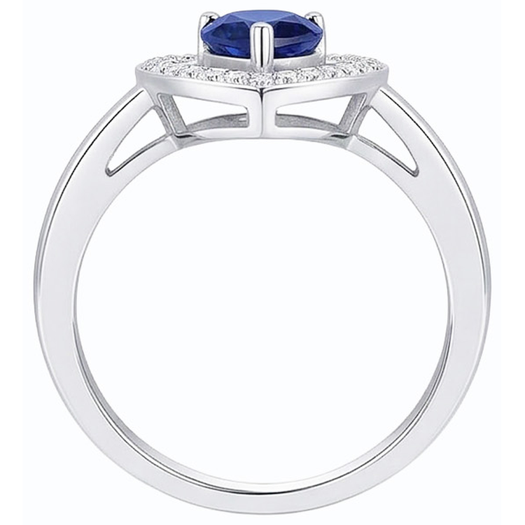 naturel round diamant 3carats bague angle de côté