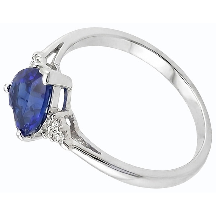 naturel round diamant 1.75carats bague angle de côté