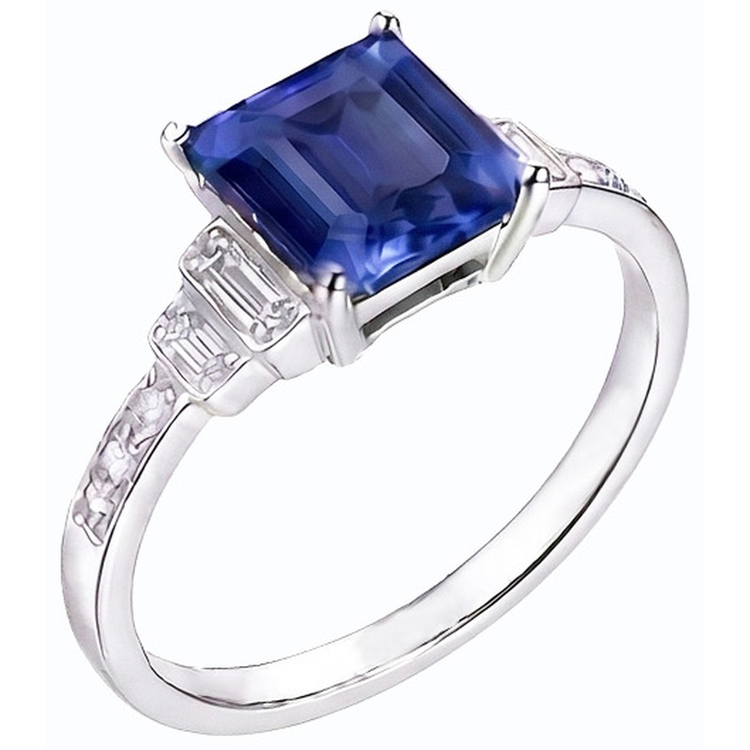 naturel diamant 3carats bague angle de côté