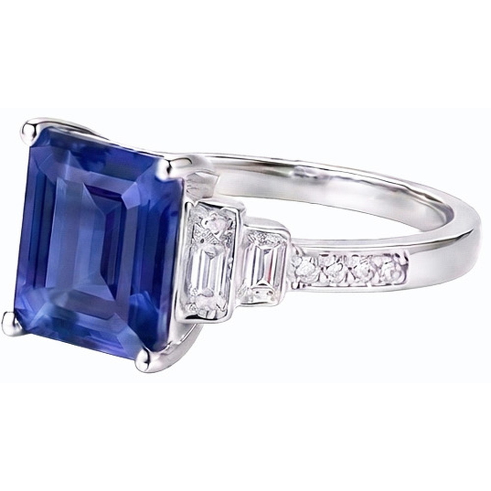 naturel diamant 3carats bague détail rapproché