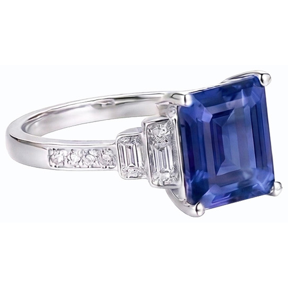 naturel diamant 3carats bague vue de dessus