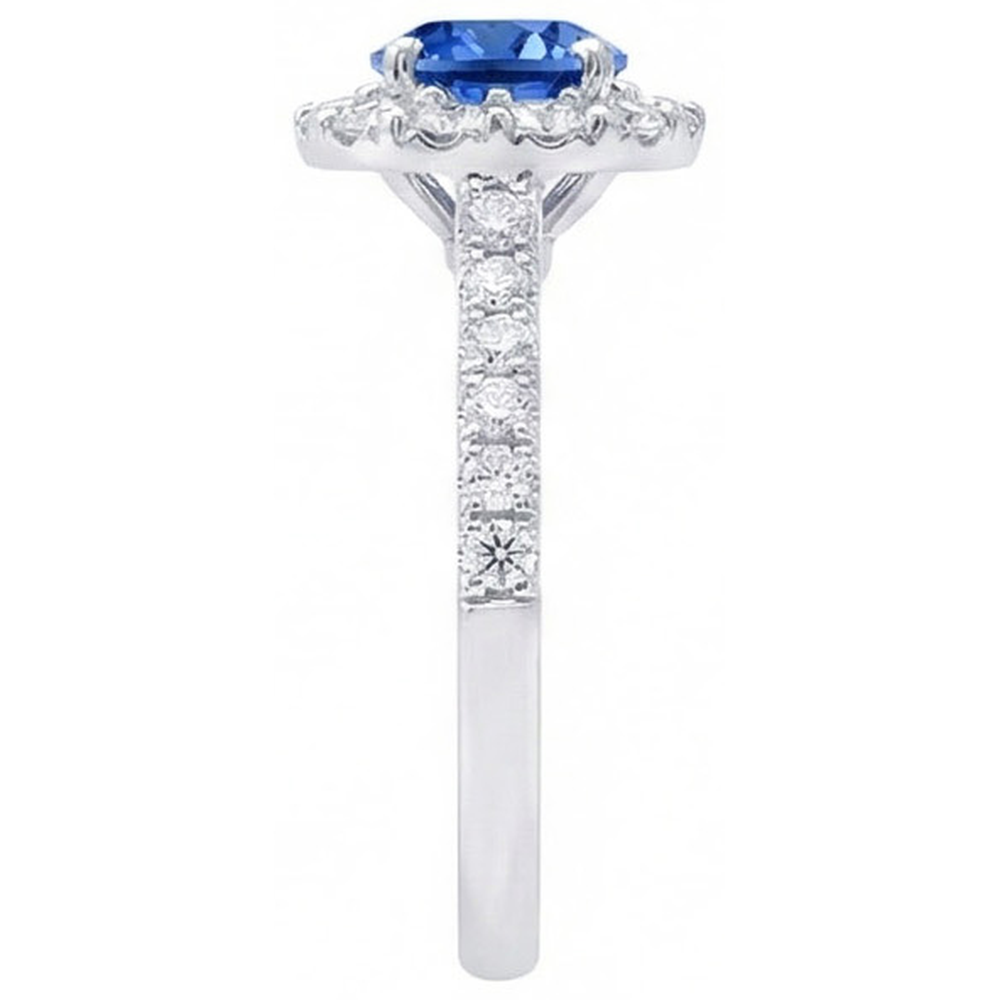 naturel diamant 1.50carats bague vue de dessus
