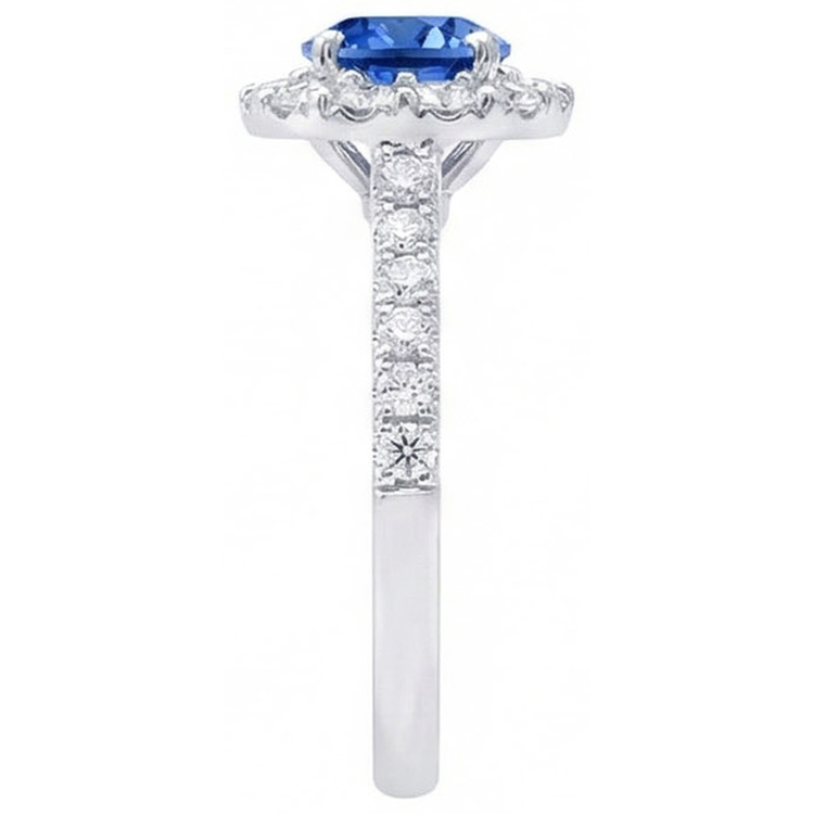 naturel diamant 1.50carats bague vue de dessus