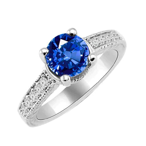 Bague Diamant Sri Lanka Blue Gems