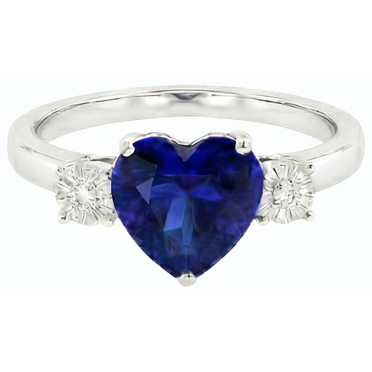 naturel round diamant 2.50carats bague angle de côté