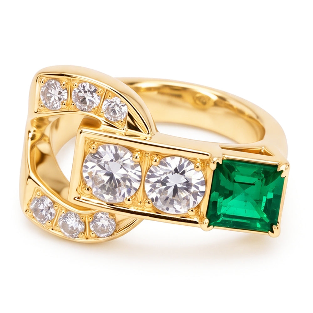 Bague Émeraude Naturel 2.75 Carats