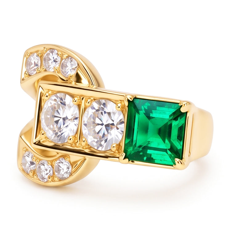 Bague Émeraude Naturel 2.75 Carats