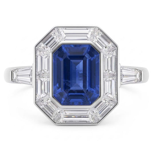 Bague Émeraude Naturel 3.50 Carats