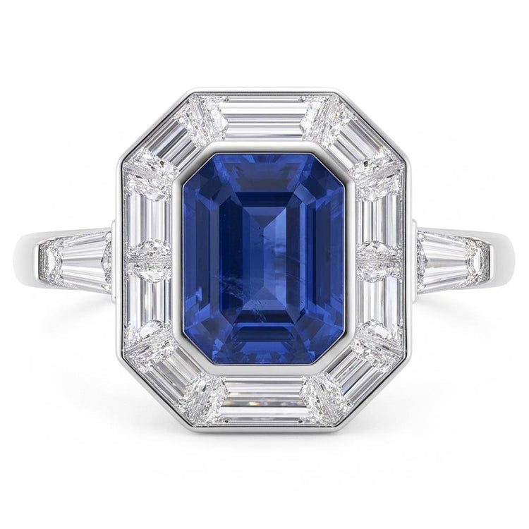 Bague Émeraude Naturel 3.50 Carats