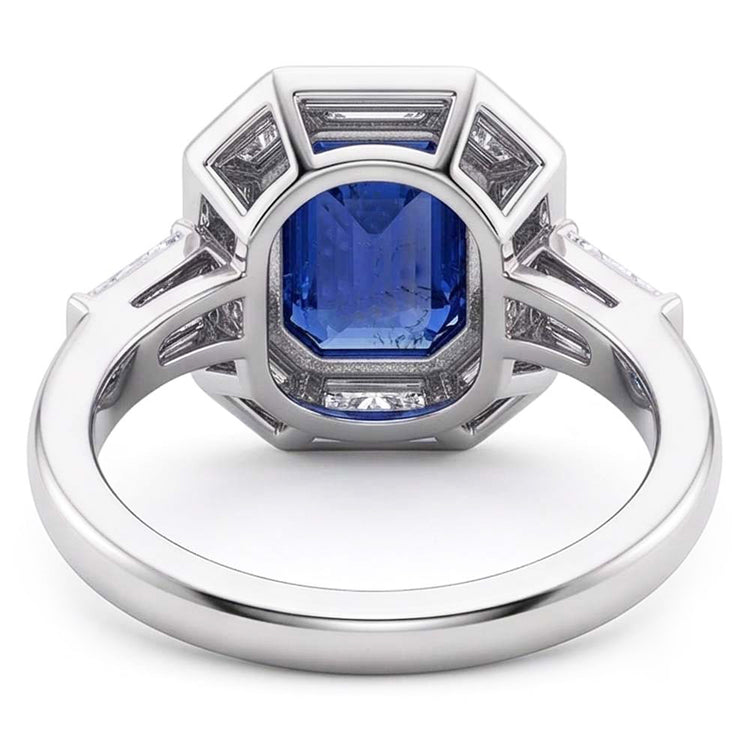 Bague Émeraude Naturel 3.50 Carats