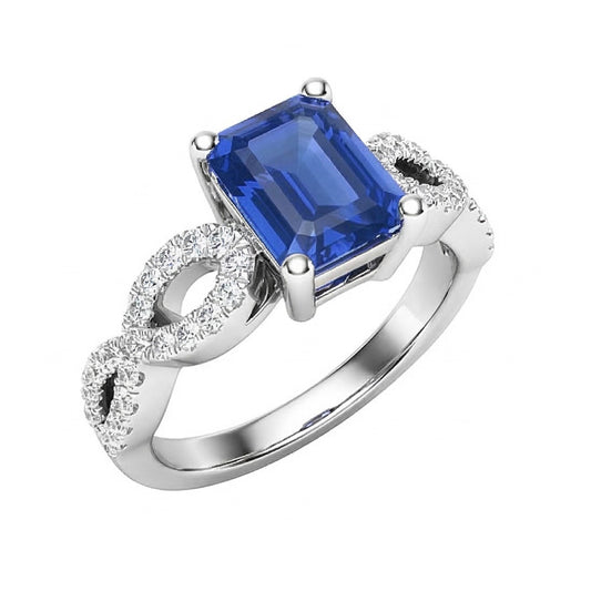 naturel round diamant 3carats bague angle de côté