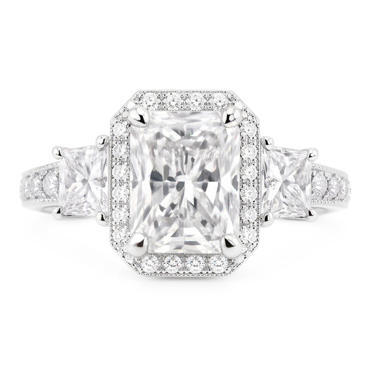 Bague En Diamant Naturels Extraits des Mines ( et non cultivés en laboratoire ) Naturel Radieux De 6 Carats