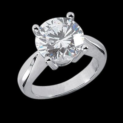 Bague En Naturel Diamant A Tige Epaisse De 3 Carats