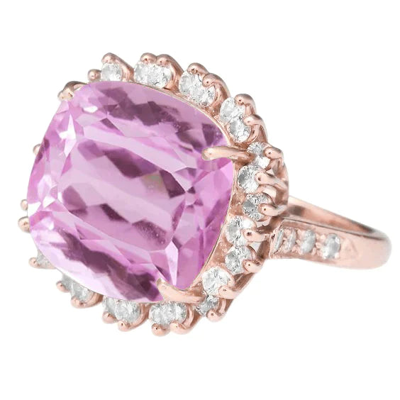 Bague En Pierres Précieuses Kunzite 20 ct