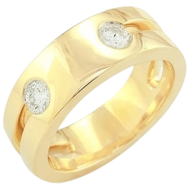 Bague En Réel Diamant Naturels Extraits des Mines ( et non cultivés en laboratoire ) Pour Homme En Or Jaune 14K 1 Ct Nouveau