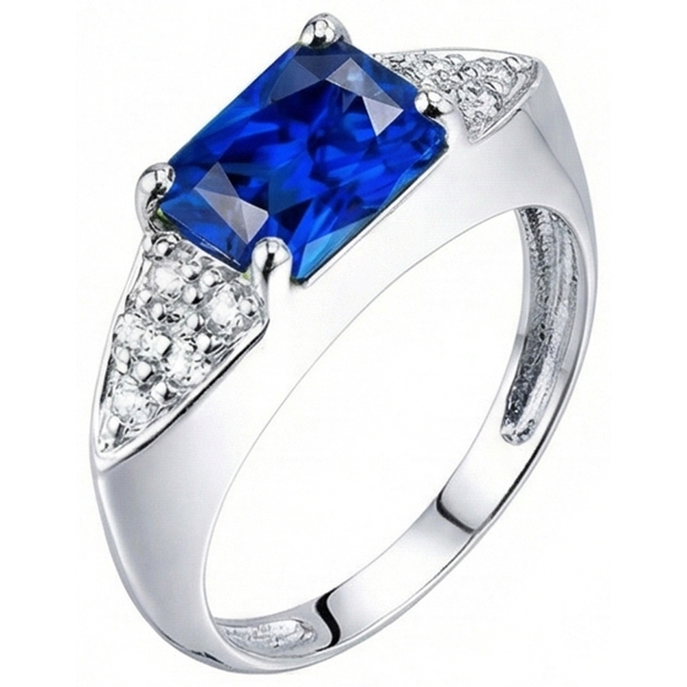 naturel radiant diamant 3.50carats bague détail rapproché