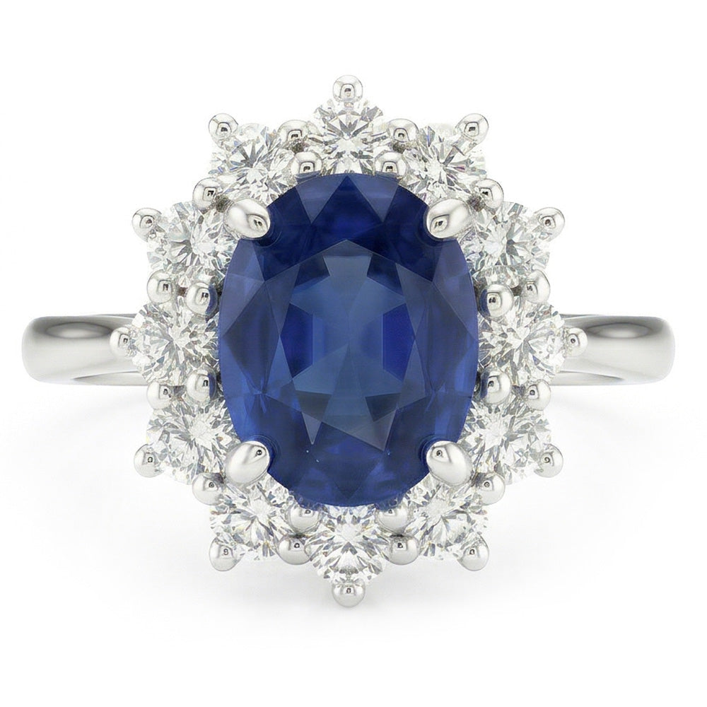 naturel round diamant 1.55carats bague détail rapproché