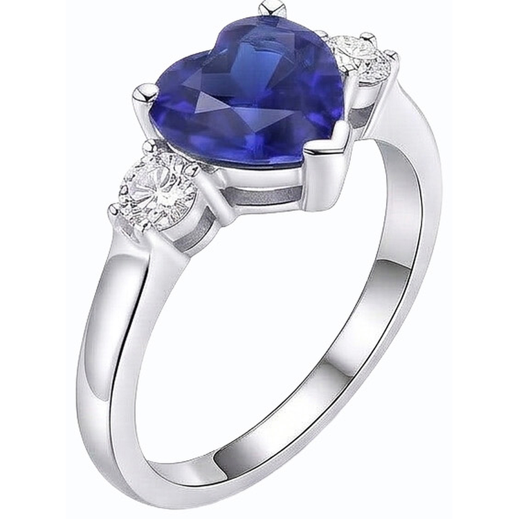 naturel round diamant 2.50carats bague détail rapproché