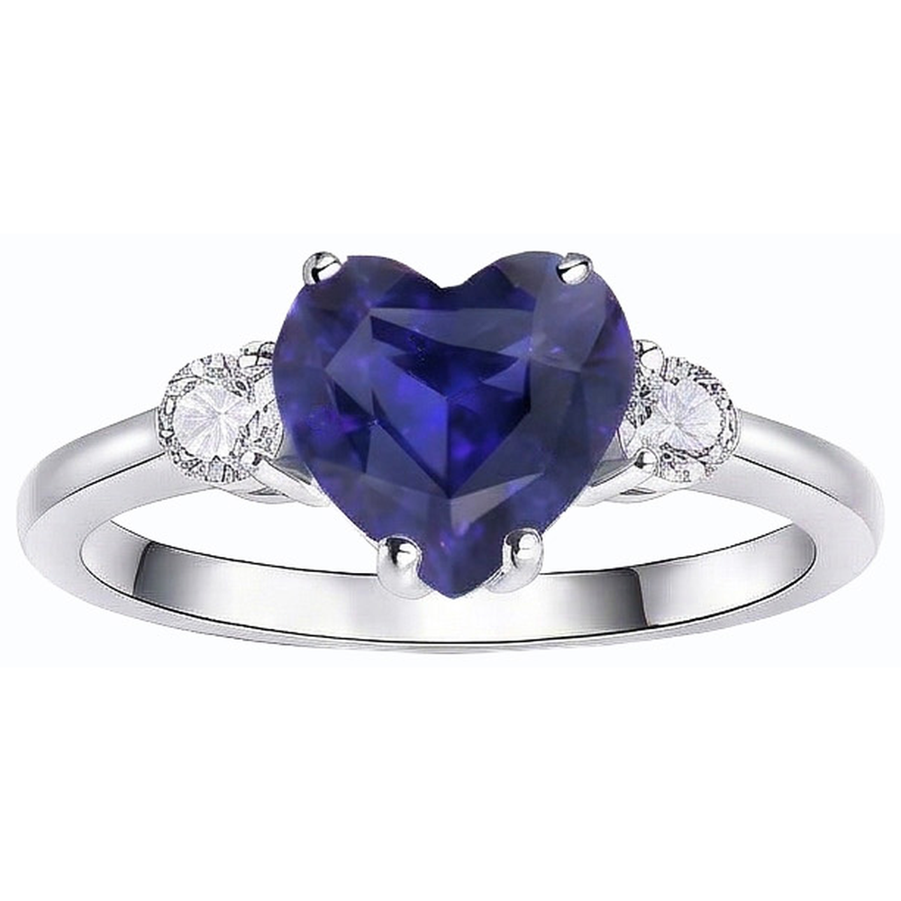 naturel round diamant 2.50carats bague vue de dessus