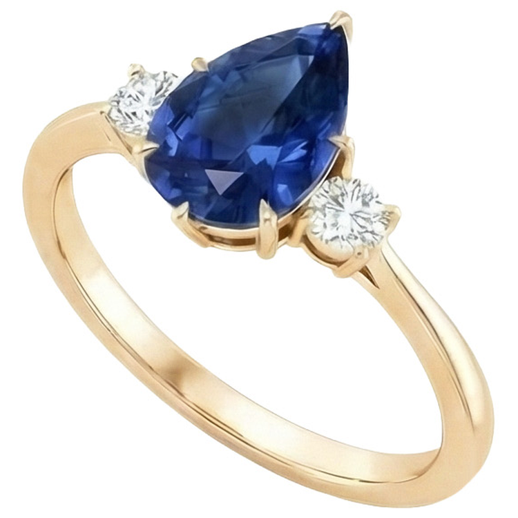 naturel round diamant 6.20carats bague vue de dessus