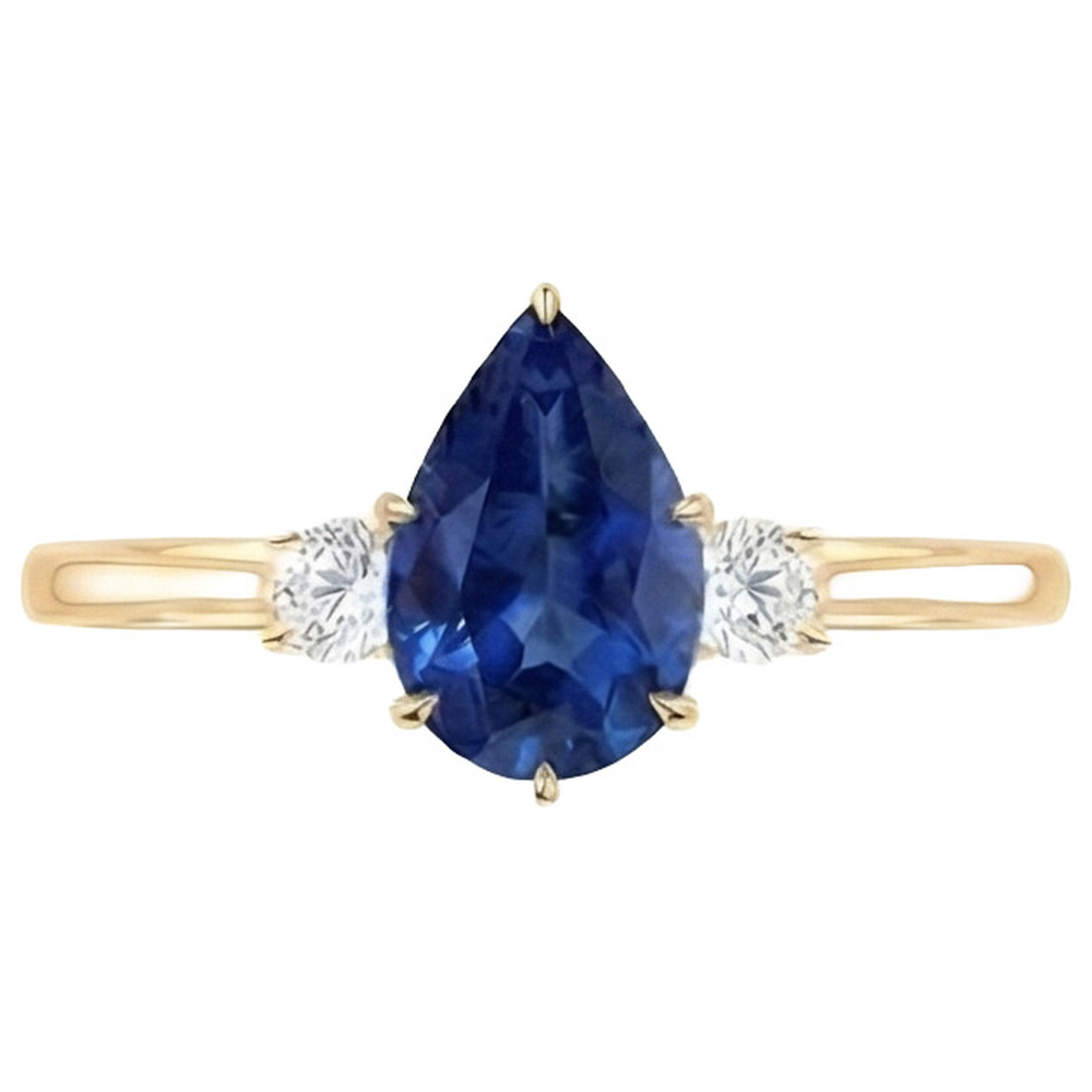 naturel round diamant 6.20carats bague détail rapproché