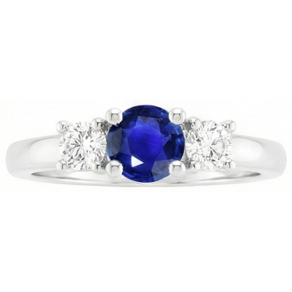 naturel diamant 1.50carats bague angle de côté
