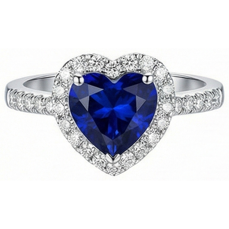 naturel round diamant 4carats bague angle de côté