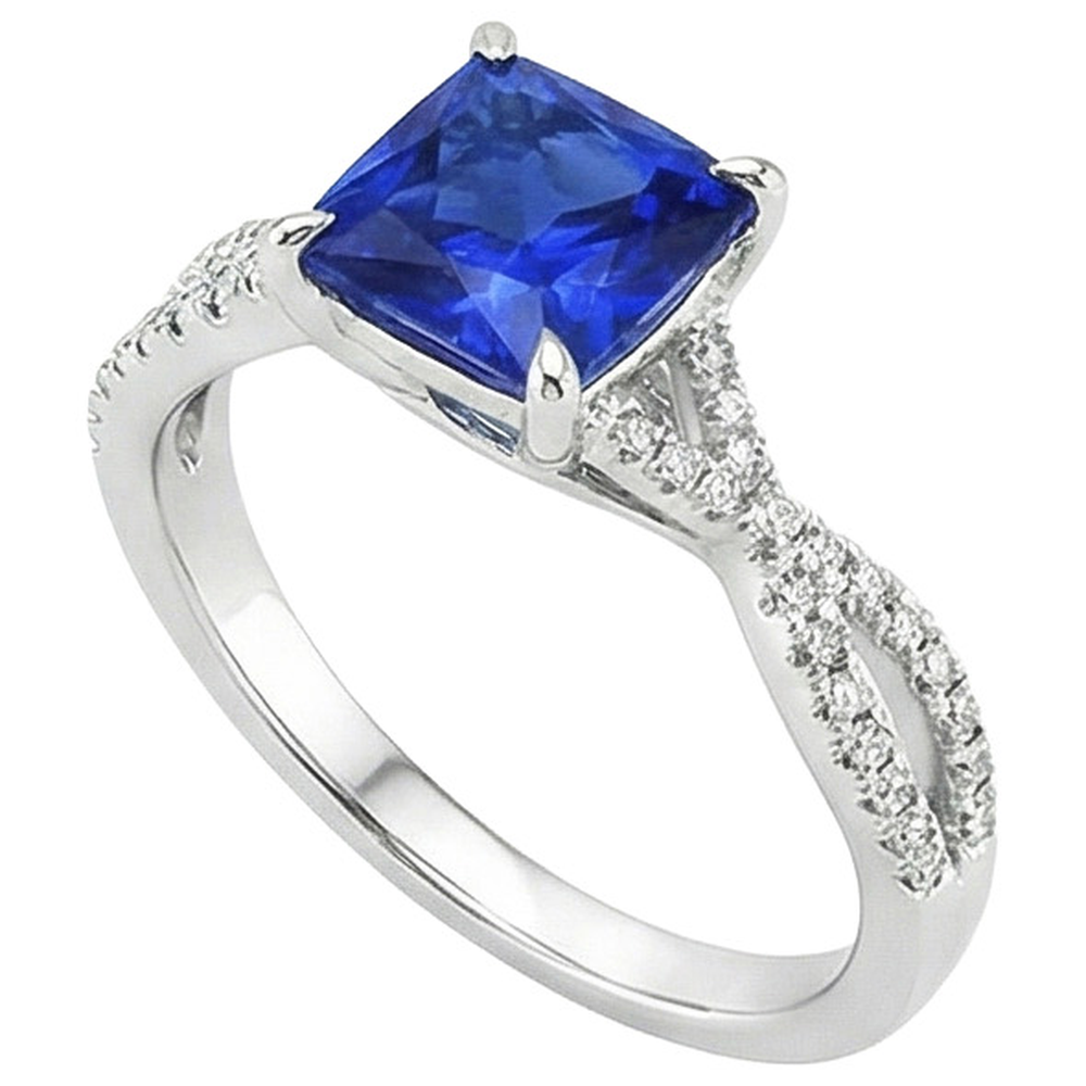 naturel round diamant 3.25carats bague vue de dessus