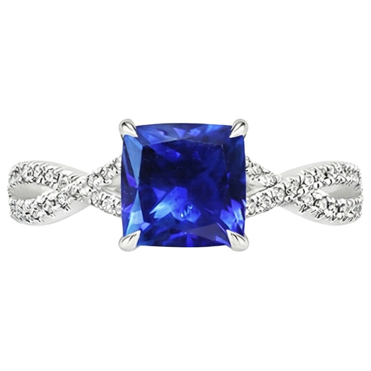 naturel round diamant 3.25carats bague détail rapproché