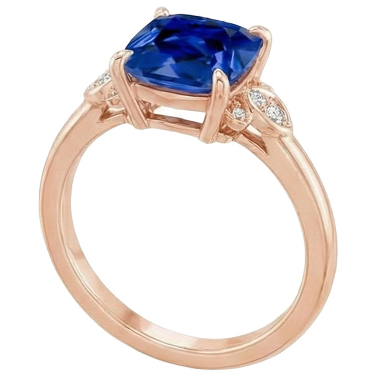 naturel round diamant 2.50carats bague détail rapproché