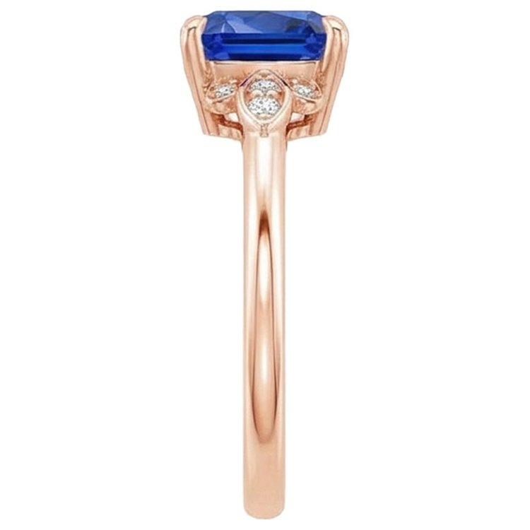 naturel round diamant 2.50carats bague sur blanc