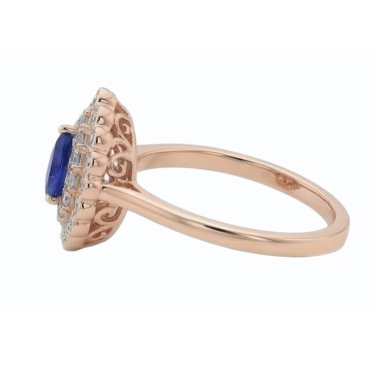 naturel pear diamant 3.50carats bague vue de dessus