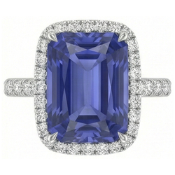 Bague Saphir Naturel 4 Carats