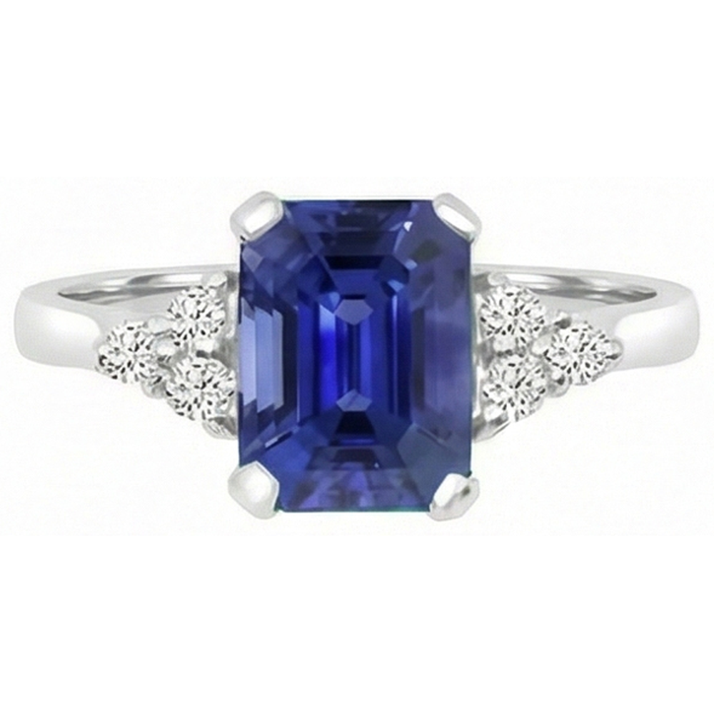 naturel diamant 3carats bague angle de côté