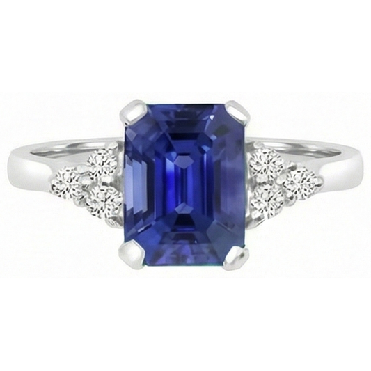 naturel diamant 3carats bague angle de côté