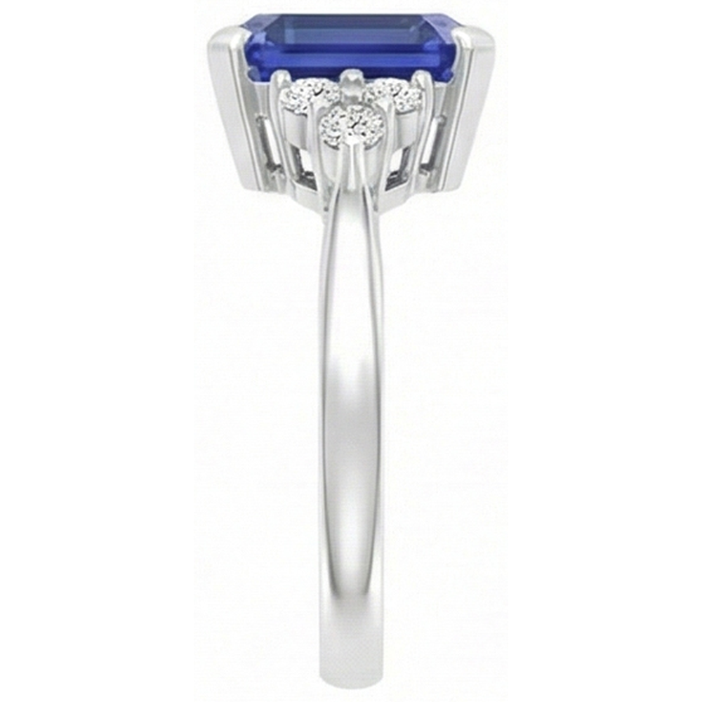 naturel diamant 3carats bague vue de dessus