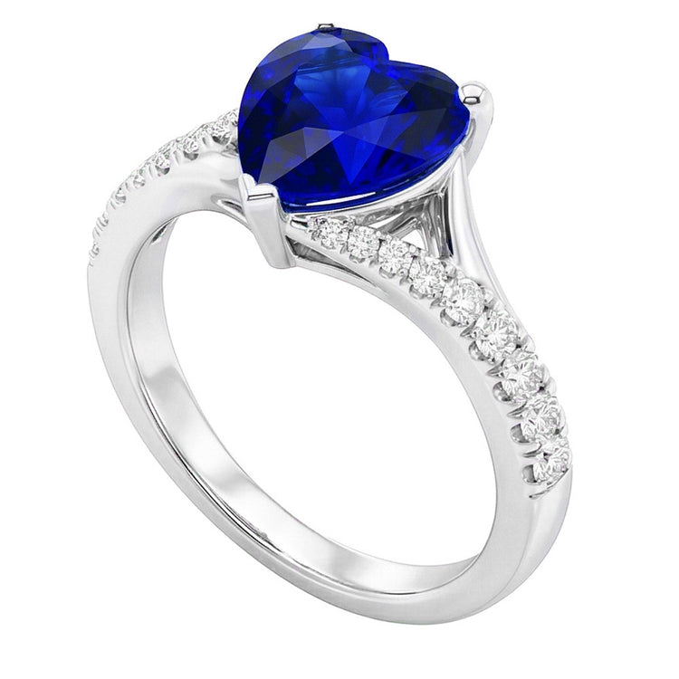 naturel round diamant 3.50carats bague vue de dessus