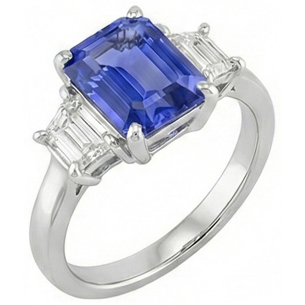 naturel diamant 2.50carats bague vue de face