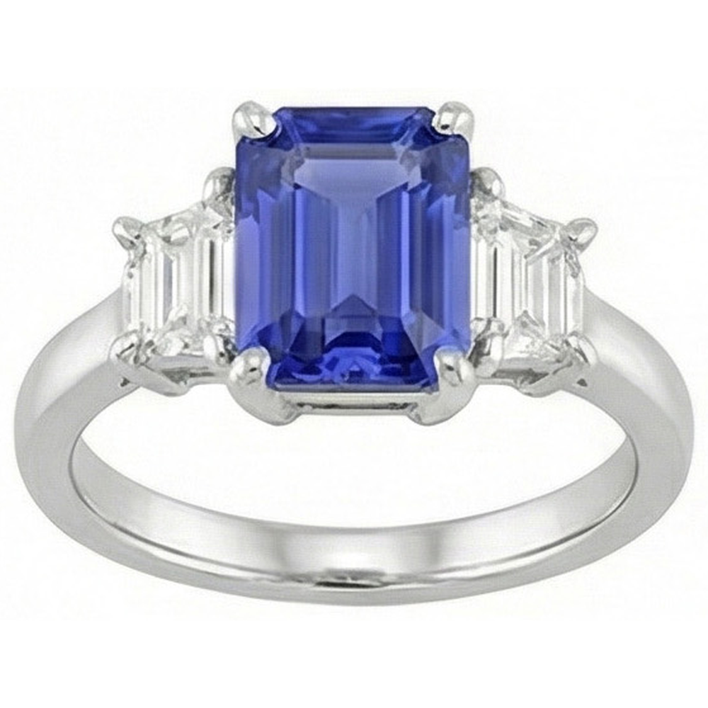 naturel diamant 2.50carats bague détail rapproché