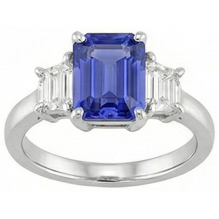 naturel diamant 2.50carats bague détail rapproché