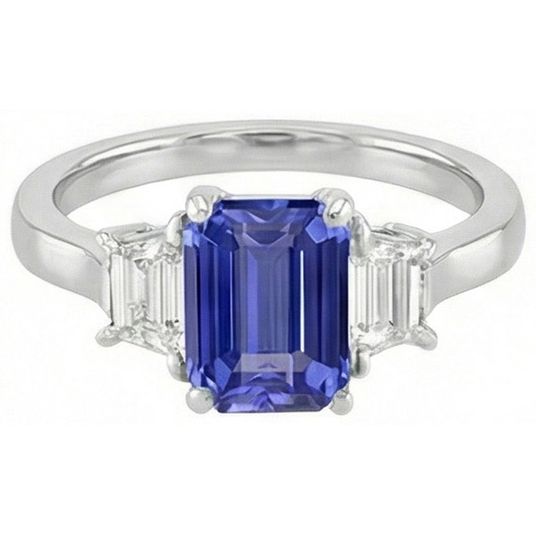 naturel diamant 2.50carats bague vue de dessus