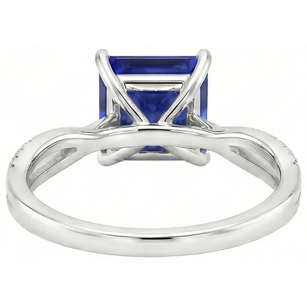 naturel diamant 5.50carats bague vue de dessus