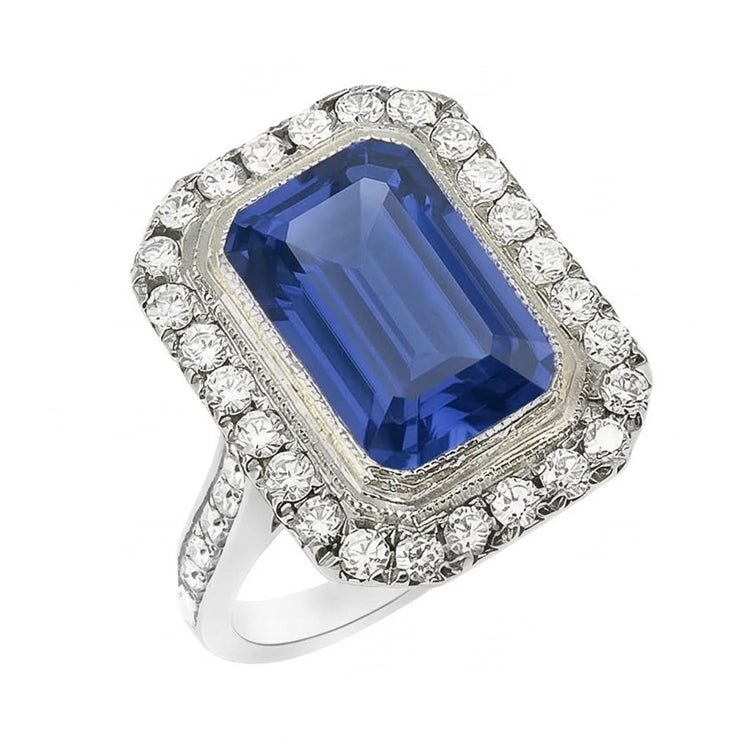 naturel diamant 4.50carats bague vue de dessus