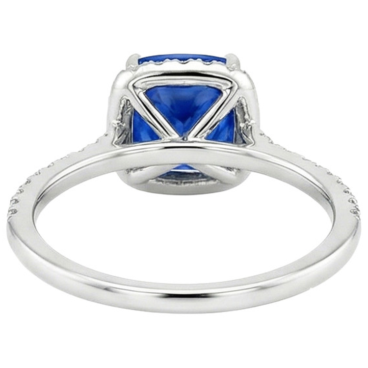 naturel round diamant 3.25carats bague détail rapproché