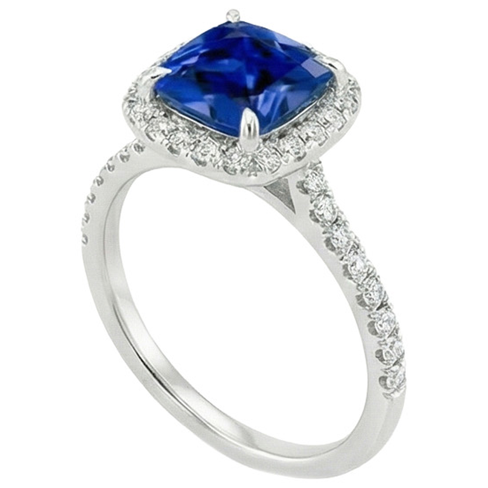 naturel round diamant 3.25carats bague vue de dessus