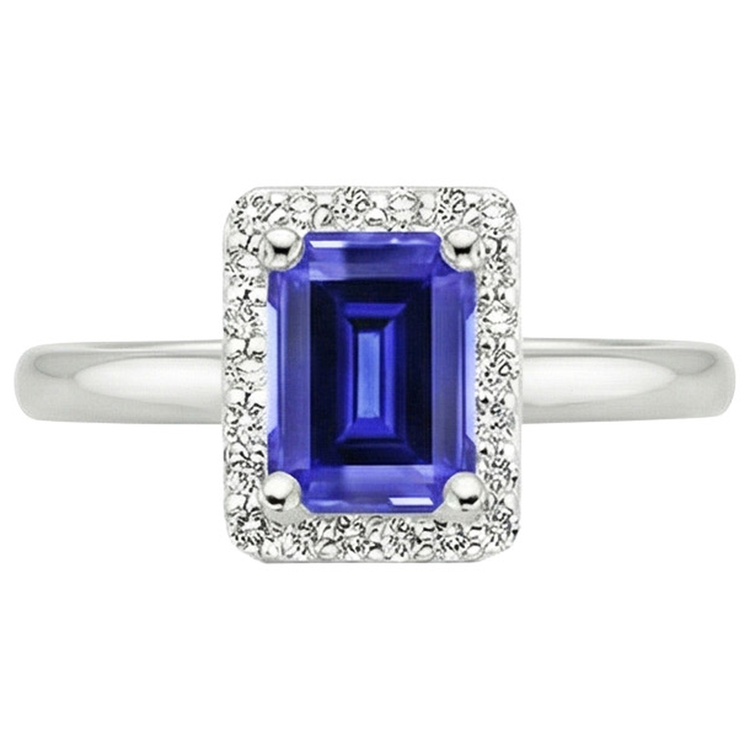 naturel diamant 4carats bague vue de profil